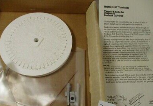 Thomas A Yorke Ent NGHO-3 HO Scale 30' Turntable Kit