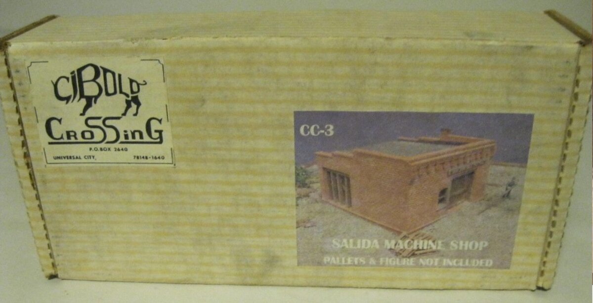 Cibolo Crossing CC-3 HO Scale Salida Machine Shop Building Kit