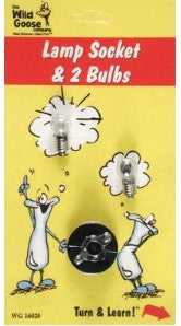 Wild Goose Company WG 16020 Lamp Socket & Lightbulbs