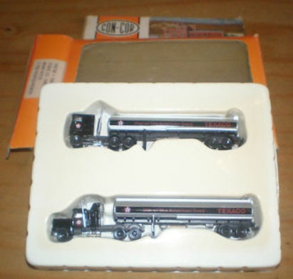 Con-Cor 0004-003205 N Scale Texaco Oil Tractor & TankTanker (Pack of 2)