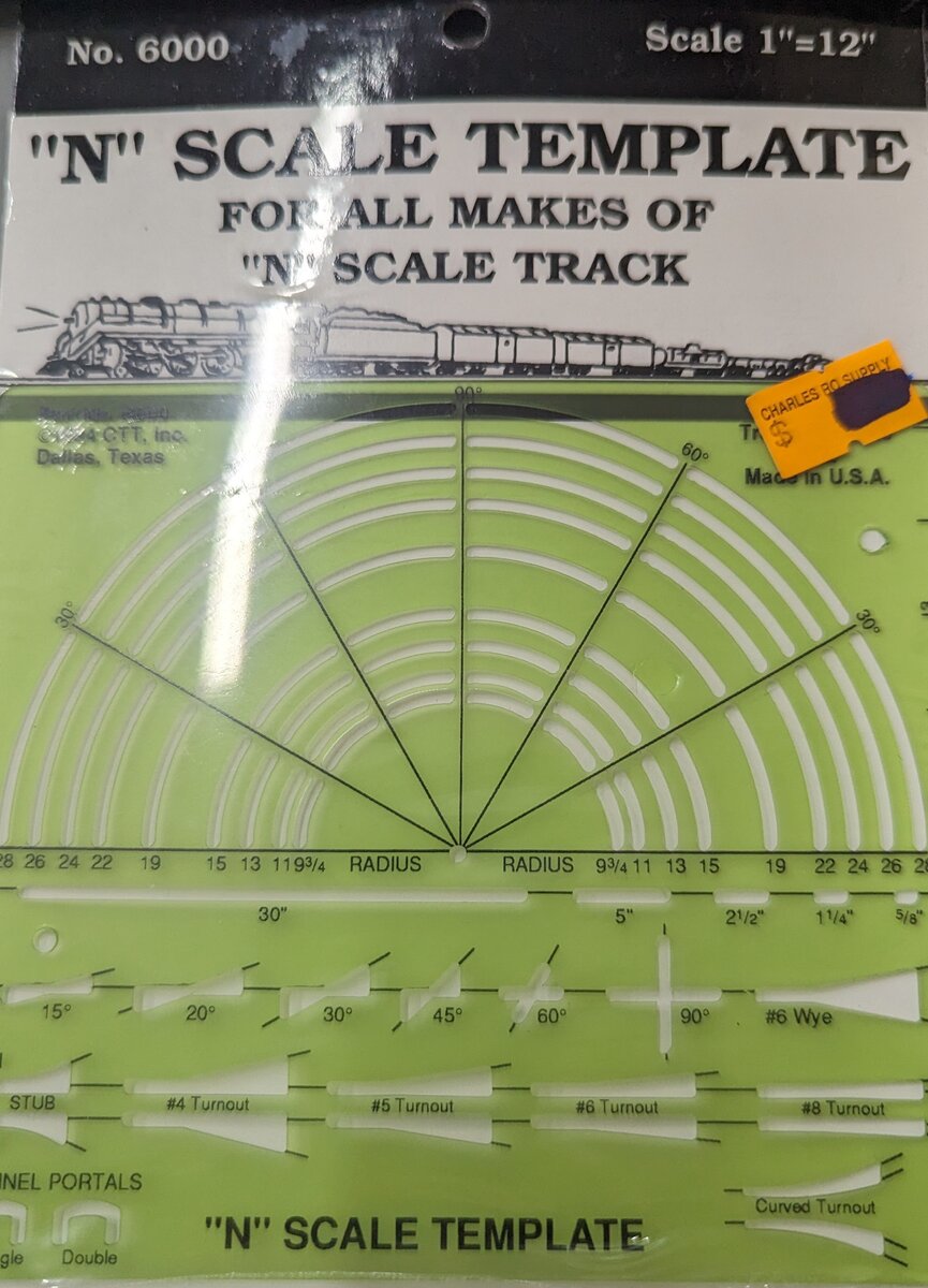 Layout N Scale Curved Track KATO 40-103 N Gauge Unitram Curved