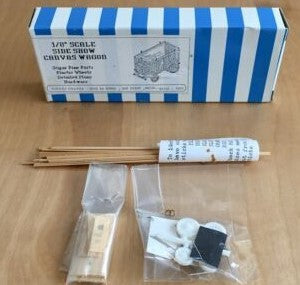 Circus Craft CW.17 1/8 Side Show Canvas Wagon Building Kit