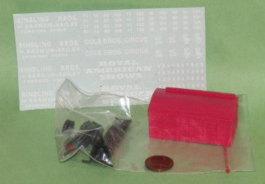 Gem City Amusement 1388 HO Baggage Wagon Resin Building Kit