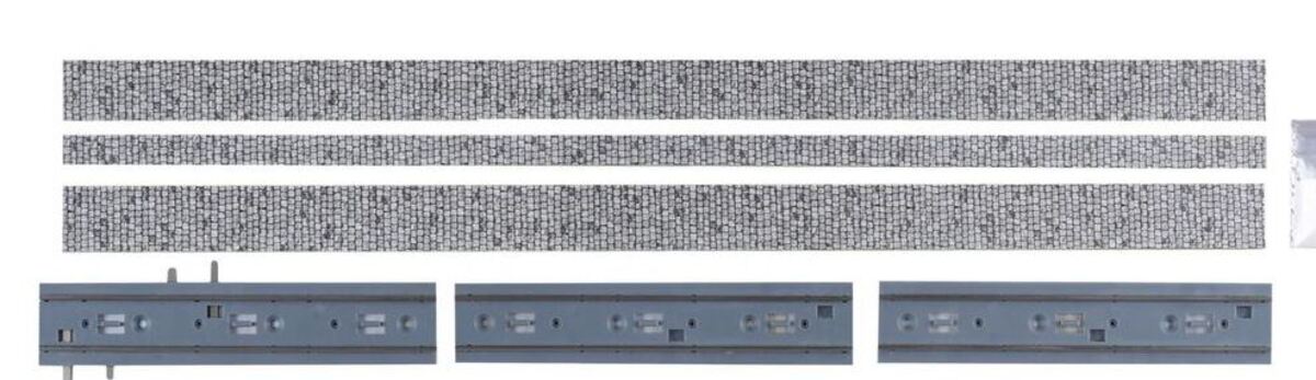 Tillig 87001 HO m/TT Straight Track Paving Stones
