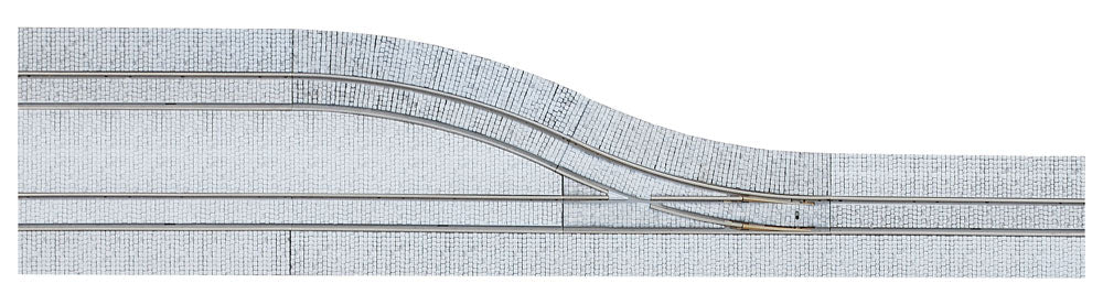 Tillig 87116 HO m/TT Junction Right 1 Track 422mm with Paving Stone