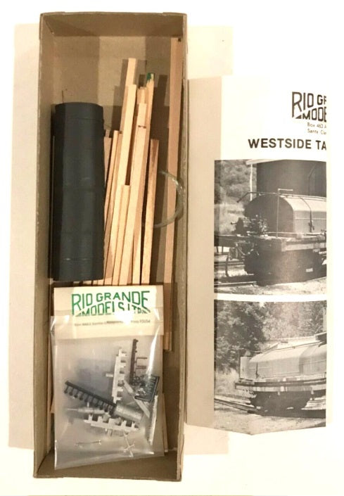 Rio Grande Models 3003TC HOn3 Westside Lumber Co. Tank Car # 5 Kit