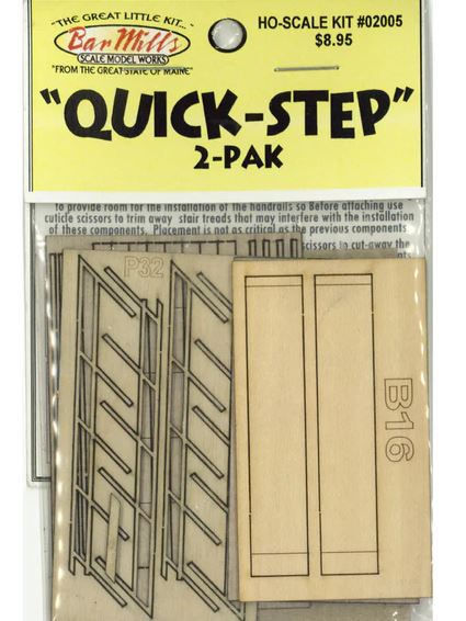 Bar Mills 02005 HO Quick Steps (Pack of 2)