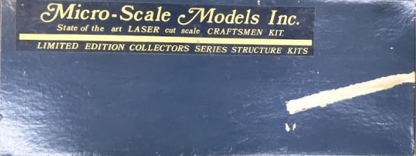 Micro-Scale Models 101 HO Aunt Sarah's House Laser Cut Limited Edition Kit