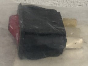 Serv-A-Lite 393323 Rocker Switch Black SPST w/120V Light, Red LTA201-120U