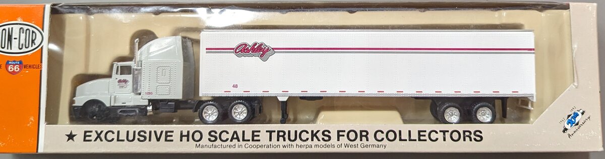 Con-Cor 96-01 HO Scale Route 66 Ashley Tractor Trailer