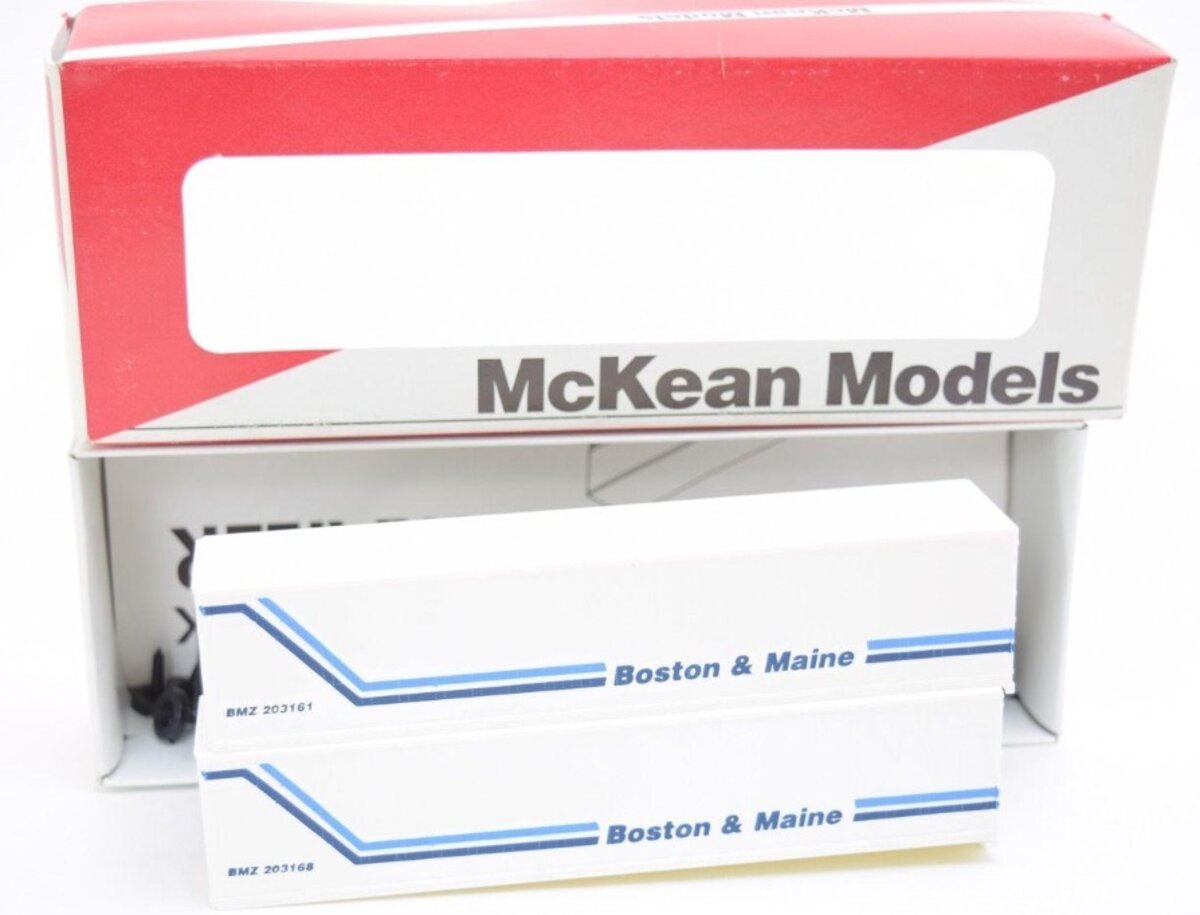 McKean 506 HO Boston & Maine Piggy Back 45' Trailer Kit (Box of 2)