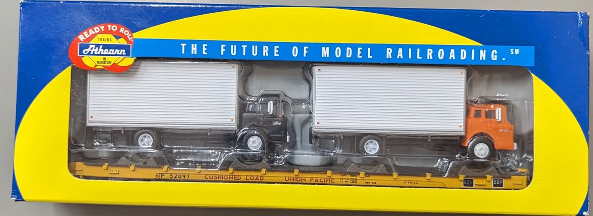 Athearn 92339 HO Union Pacific 60' Flat Car #52097