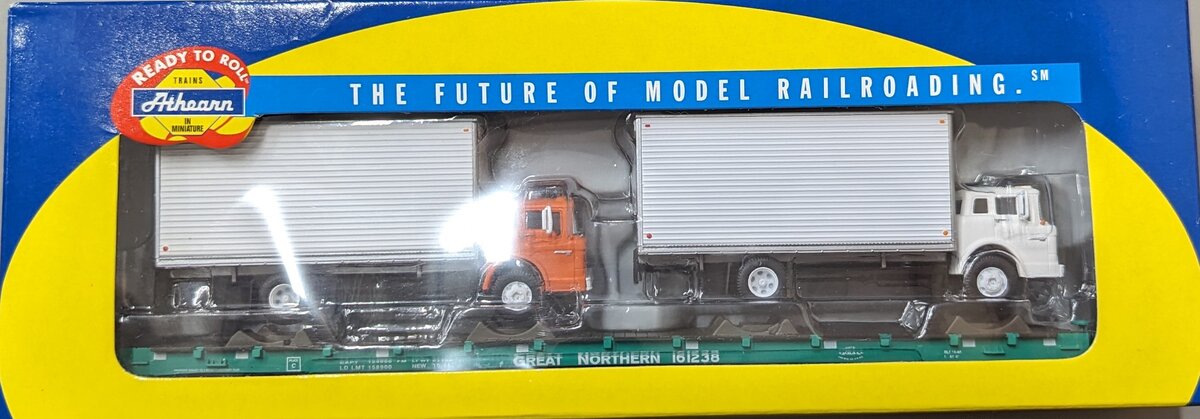 Athearn 92336 HO Great Northern 60' Flat Car #161238