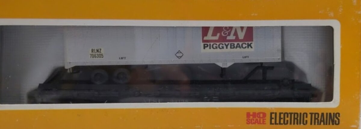 Cox 6150-4 HO Santa Fe Flat Car W/L & N Piggyback Van