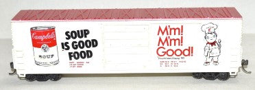 Life Like 8433 HO Campbell's Soup "Soup is Good Food" 50' Box Car