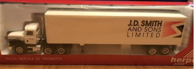 Herpa 1821 HO J.D. Smith and Sons Limited Tractor Trailer