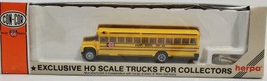 Con-Cor 0004-001036 HO Bluebird School Bus International Chassis District # 4