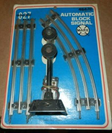 Marx 464/C O27 Gauge Automatic Block Signal on Blister Pack