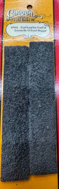 Chooch Enterprises Inc 7093 HO Coal Load for ConCor Greenville 15 Panel Hopper