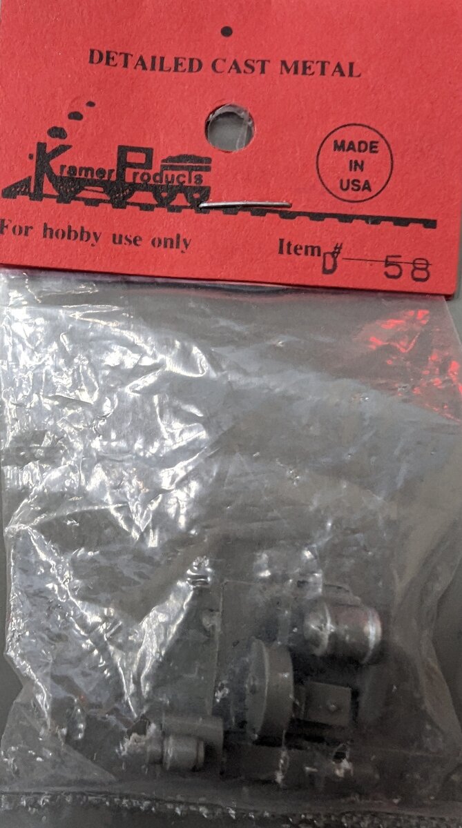 Kramer D58 HO Detailed Cast Metal Train Accessory