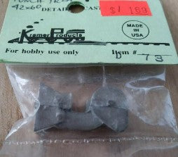 Kramer D73 HO Detailed Cast Metal Train Parts