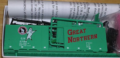 InterMountain 41015-05 HO Great Northern Rocky 12 Panel 40'''' Box Car #27155 Ki