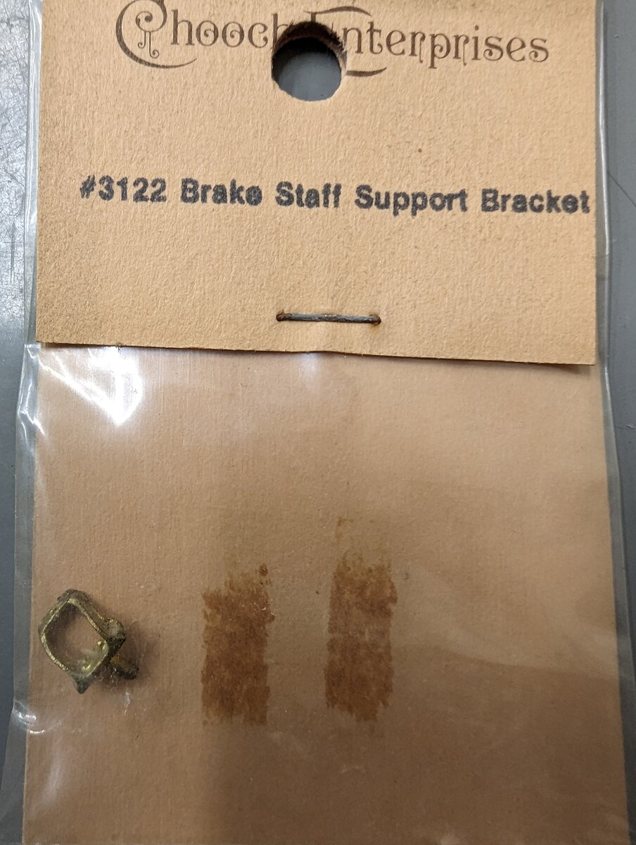 Chooch Enterprises Inc 3122 O Scale Brake Staff Support Bracket