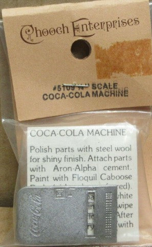Chooch Enterprises Inc 5109 O Scale Coca-Cola Machine