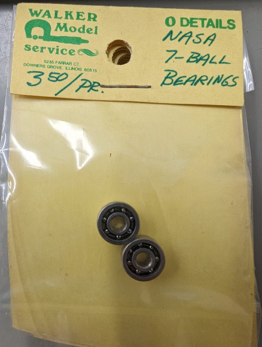 Walker Model Service 7 HO Nasa 7-Ball Bearings (Set of 2)