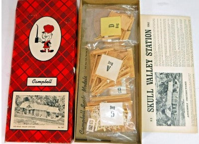 Campbell Scale Models 367-1195 HO Skull Valley Station Building Kit