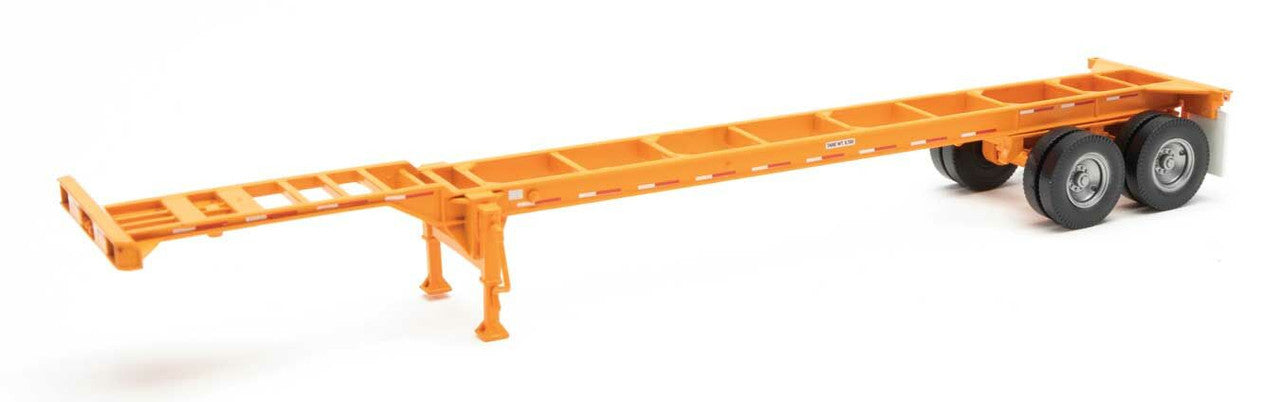Walthers 949-4552 HO Orange 40' Container Chassis (Pack of 2)