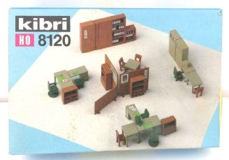 Kibri 8120 HO Office Equipment Accessory Plastic Model Kit