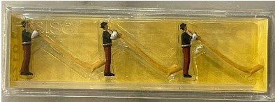 Preiser 0173 HO Scale Swiss Alps Alphine Horn Blowers (Set of 3)