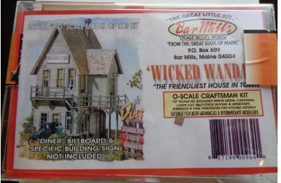 Barmills 0964 O Scale Wicked Wanda's Easy to Build Laser Cut Kit