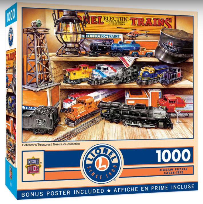 Masterpieces 72191 Lionel Collectors Treasures 1000 Piece Puzzle