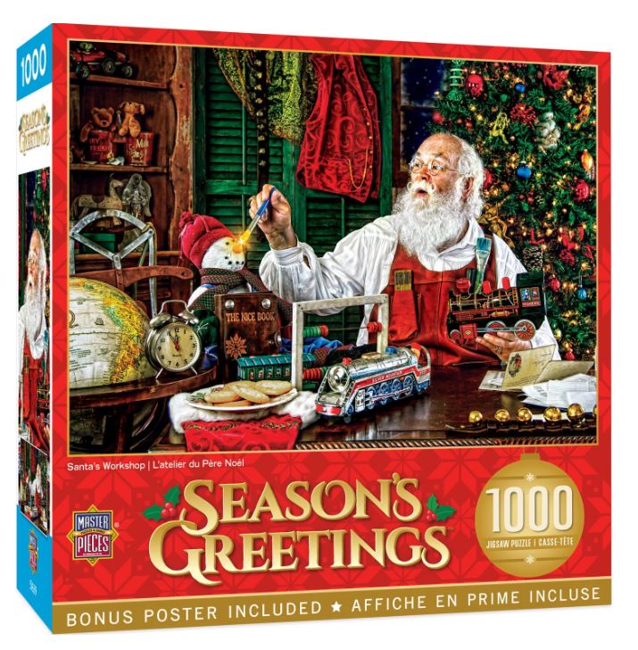Masterpieces 72244 Santa's Workshop 1000 Piece Puzzle