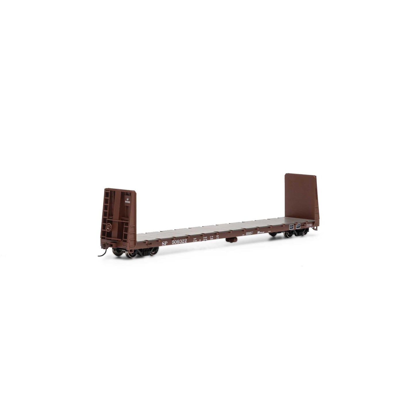 Athearn 17233 HO Southern Pacific 60' Bulkhead Flat Car #509322