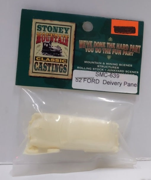 Stoney Mountain SMC-639 HO Scale 1952 Ford Deivery Panel Resin Kit