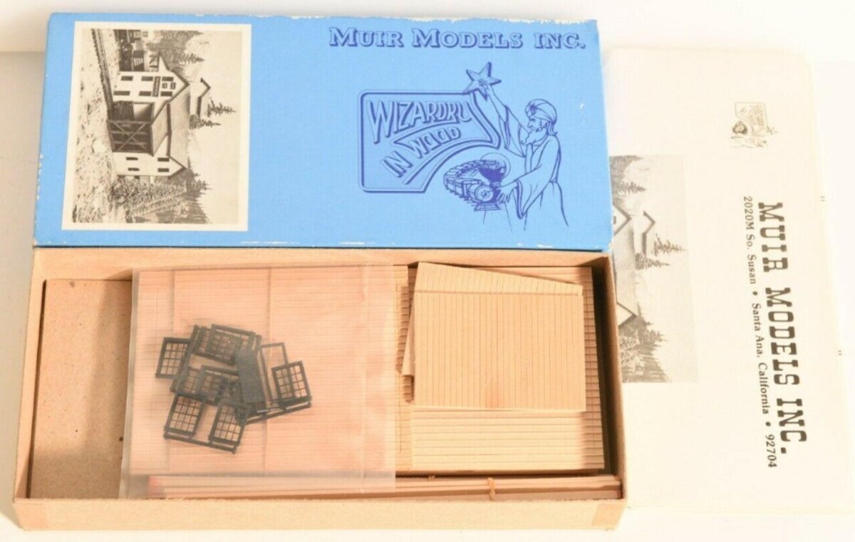 Muir Models 047 HO Silver King Ore Station Building Kit