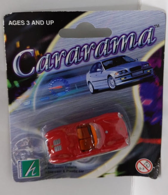 Hongwell 17116 HO Scale Cararama Red Porsche Convertible