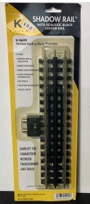 K-Line K-0699 O Shadow Rail Terminal Track with Surge Protection