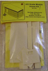 NuComp Miniatures H1001 HO Scale Mobile Home Building Kit