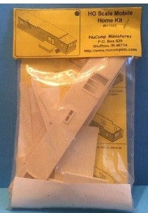NuComp Miniatures H1002 HO Scale Mobile Home Building Kit