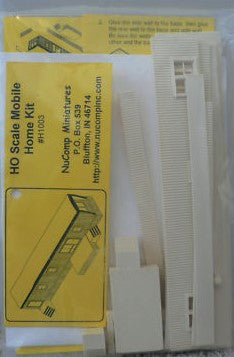 NuComp Miniatures H1003 HO Scale Mobile Home Building Kit