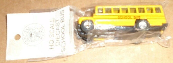 Central Coast Trains 60047 HO Diecast Yellow School Bus