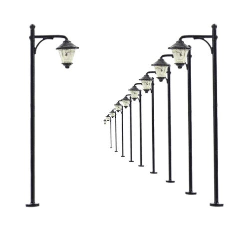 Evemodel LYM11-10G N Scale Model Train Accessories Street Lights