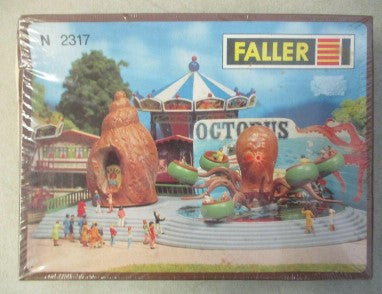 Faller 2317 N Scale Carousel Octopus Ride With Motor