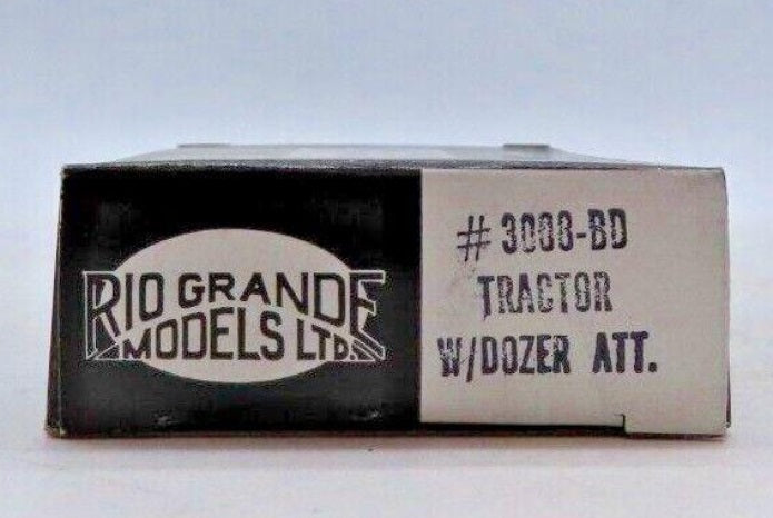 Rio Grande Models 3008-BD HO Tractor W/Dozer ATT Diecast Kit