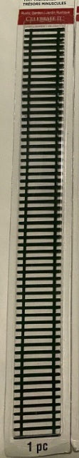 Celebrate It 501140 Tiny Treasures Rustic Garde Green Fence 1' Long