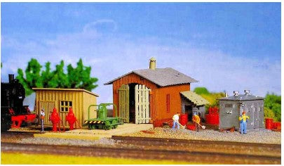 Pola 602 HO Track Maintenance Buildings Building Kit – Trainz